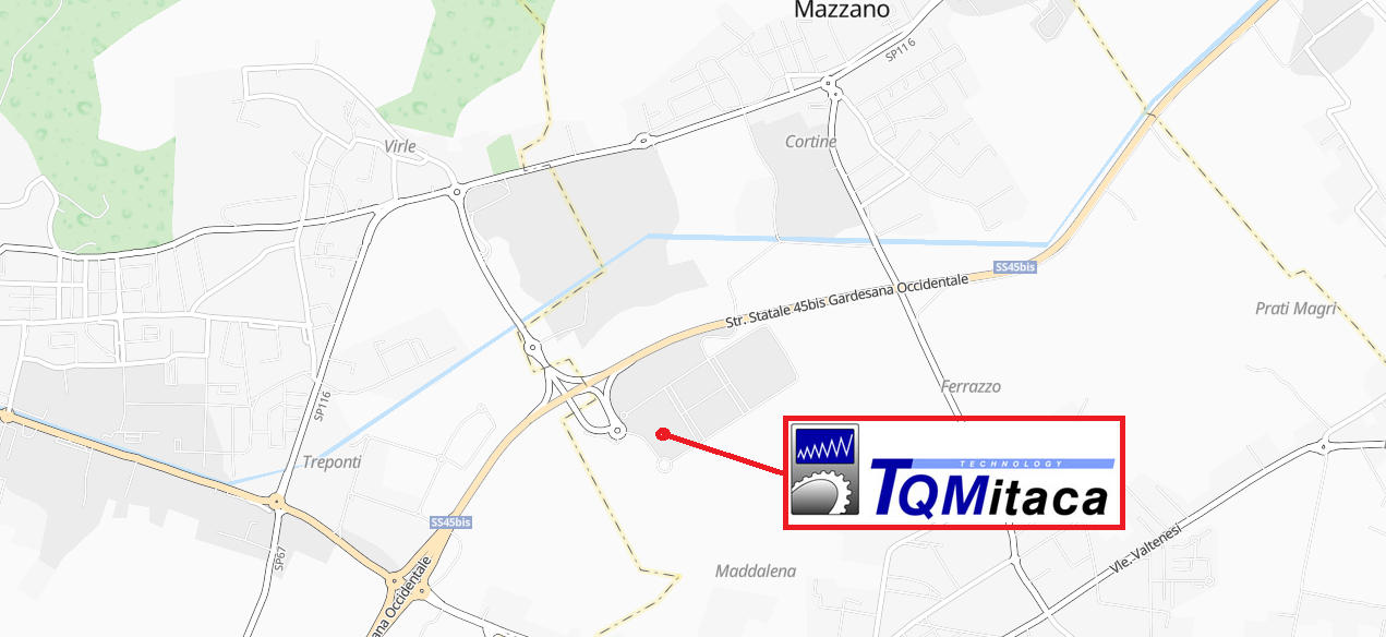 TQM mappa indicazioni stradali